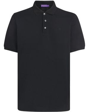 Ralph Lauren Cotton Piqué Polo Shirt - Black