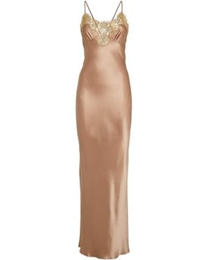 Gilda & Pearl Silk Gina Slip Dress - Natural
