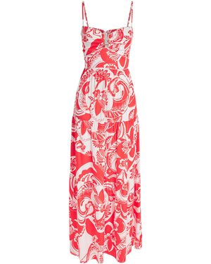Melissa Odabash Paola Maxi Dress - Red