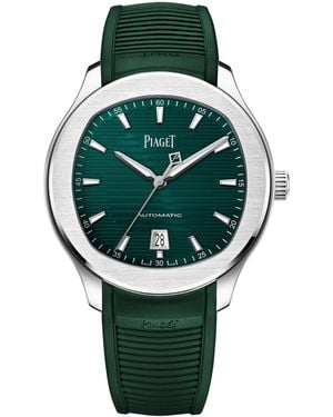Piaget Stainless Steel Polo Field Watch - Green