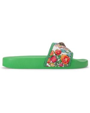 Kurt Geiger Meena Eagle Slides - Green