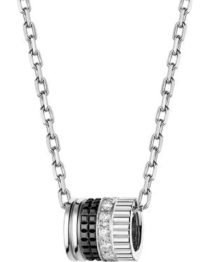 Boucheron And Diamond Quatre Edition Pendant Necklace - Metallic