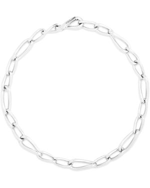 Astrid & Miyu Sterling Infinity Chain Bracelet - White