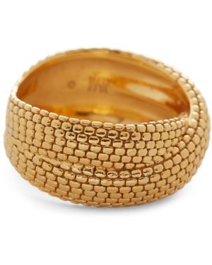 Monica Vinader Vermeil Heirloom Crossover Ring - Metallic