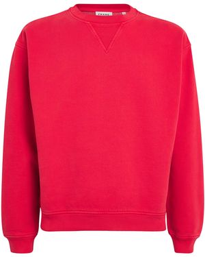 FRAME Cotton-Blend Sweatshirt - Pink