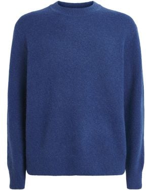 Wax London Wool-Mohair-Blend Wilde Sweater - Blue
