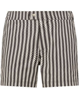 Tom Ford Geometric Swim Shorts - Black