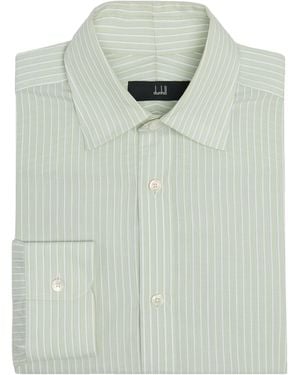 dunhill Cotton Stripe Shirt - Green