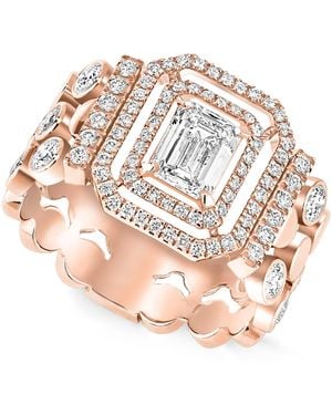 Messika D-Vibes And Diamond Ring - Pink