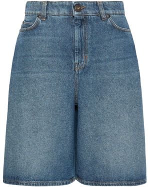 Weekend by Maxmara Denim Shorts - Blue