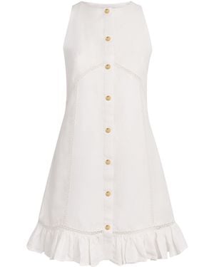 lilac lace palmerston dress Lilac Lace Sleeveless Mini Dress – self-portrait-US main image 0