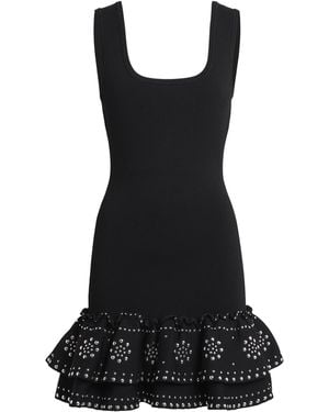 Sandro Knit Studded Mini Dress - Black