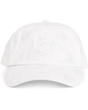 Vilebrequin Cotton Embroidered Baseball Cap - White