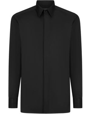 Tom Ford Cotton-Silk Shirt - Black