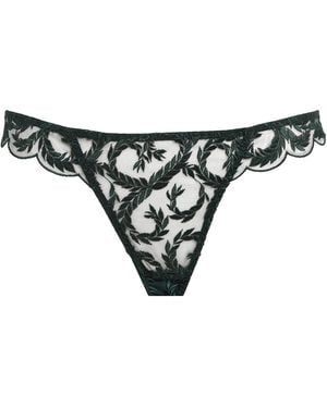 Coco De Mer Lace Arletta Brazilian Briefs - Black