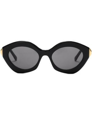 Loewe Acetate Coil Cat Eye Sunglasses - Black