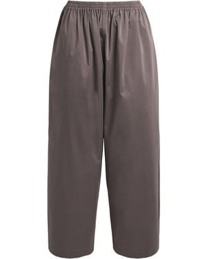 Eskandar Stretch-Cotton Japanese Trousers - Grey