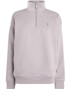 On Shoes Club Collective 1/4 Zip Sweatshirt - Gray