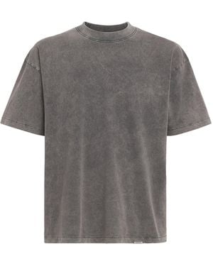 Represent Cotton Initial Oversized T-Shirt - Grey