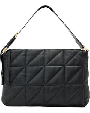 AllSaints Quilted Leather Edbury Shoulder Bag - Black
