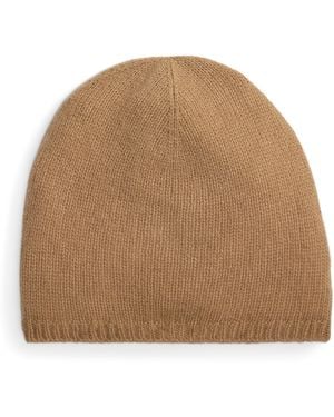 Ralph Lauren Cashmere-Blend Hat - Natural