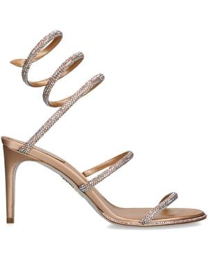 Rene Caovilla Embellished Cleo Sandals 80 - Metallic