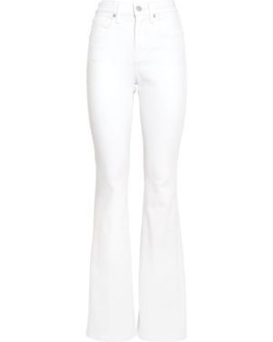 Veronica Beard Beverly High-Rise Skinny Flared Jeans - White