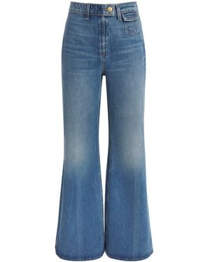 Ulla Johnson Odelia Flared Jeans - Blue