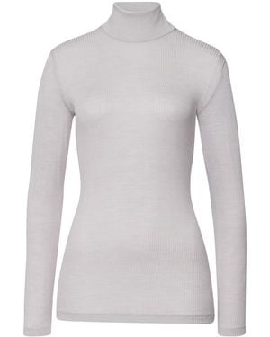 Hanro Wool-Silk Celeste T-Shirt - Grey