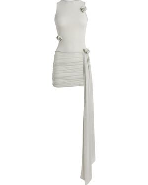 Maygel Coronel Azahar Mini Dress - White