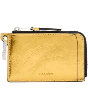 AllSaints Remy Wallet - Yellow