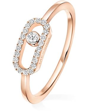 Messika Move Uno And Diamond Ring - White