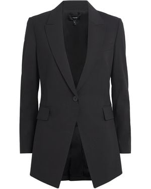 Theory Good Wool Etiennette Blazer - Black