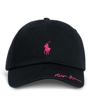 Polo Ralph Lauren Cotton Pony Baseball Cap - Black
