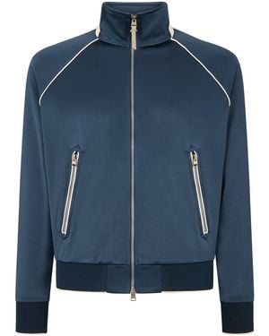 Tom Ford Raglan-Sleeve Track Jacket - Blue