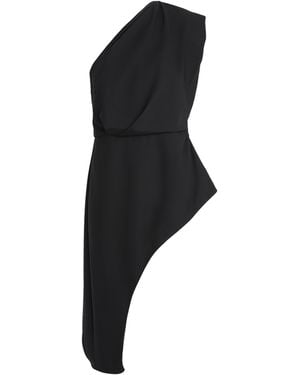 Camilla & Marc Virgin Wool One-Shoulder Ciran Top - Black