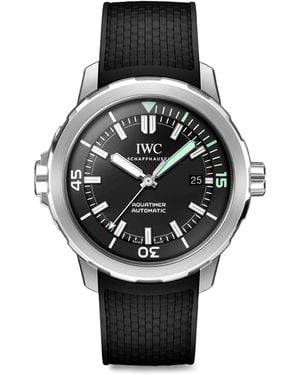 IWC Schaffhausen Stainless Steel Aquatimer Automatic Watch - Black