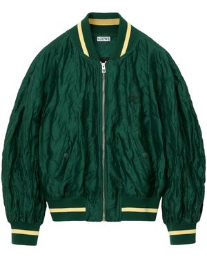 Loewe Varsity Bomber Jacket - Green