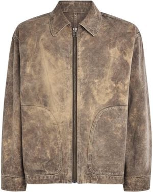 IM MEN Cotton Elements Jacket - Brown