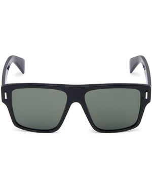 McQueen T-Bar Rivet Panthos Sunglasses - Black