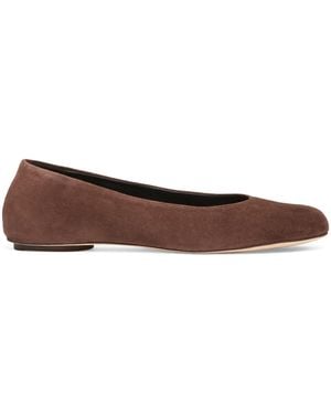 Weekend by Maxmara Suede Ballet Flats - Brown