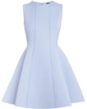 Maje Bow-Detail Mini Dress - Blue