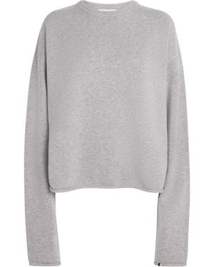 Extreme Cashmere Cashmere-Blend No.426 Comfy Sweater - Gray