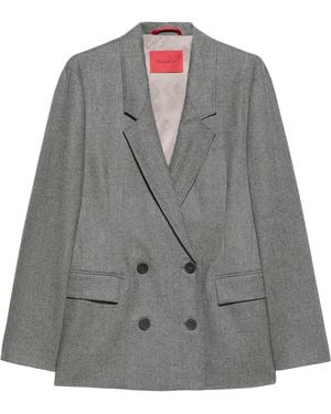 MAX&Co. Double-Breasted Blazer - Grey