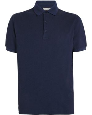 Canali Cotton Polo Shirt - Blue