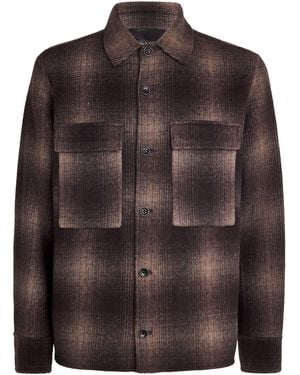 Rag & Bone Wool-Blend Austin Check Jacket - Brown