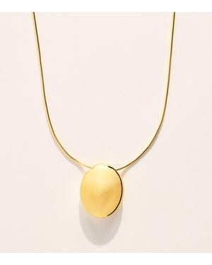 LIE STUDIO Plated The Julia Necklace - Metallic