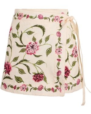 Agua Bendita Linen Luna Quebrada Mini Pareo - Natural