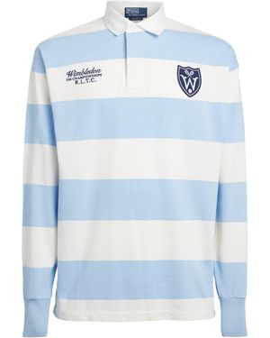 Polo Ralph Lauren X Wimbledon Cotton Rugby Shirt - Blue