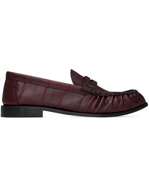 Saint Laurent Leather Le Loafers - Brown